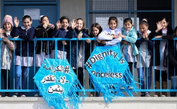 Donations to UNRWA help keep Palestinian students in school